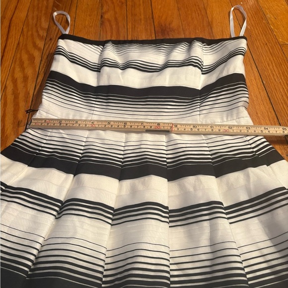 White House Black Market Striped Fit & Flare Dress - Picture 3 of 7